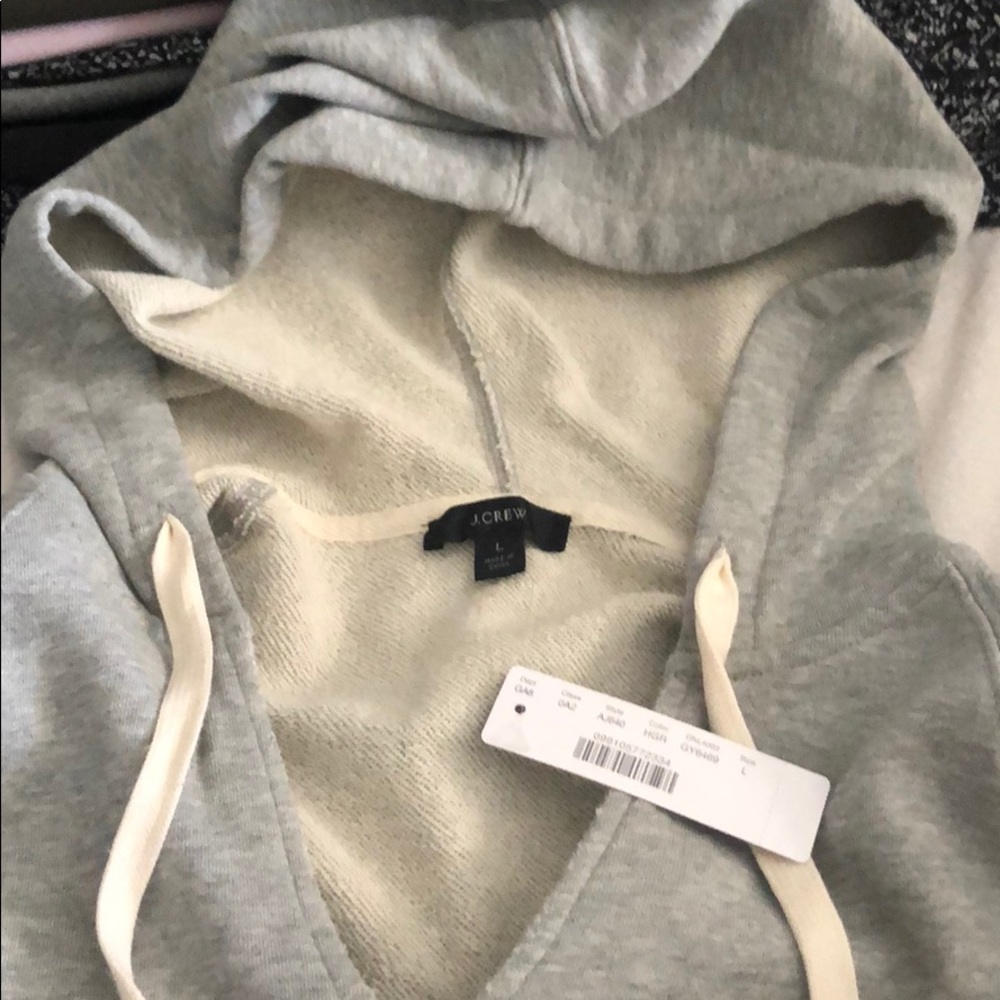 J. Crew Gray  Hoodie Sweatshirt